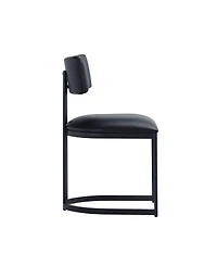uno 33.1" Faux Leather Upholstered Dining Side Chair