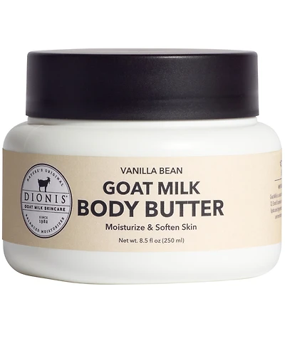 Dionis Vanilla Bean Goat Milk Body Butter, 8.5 oz.
