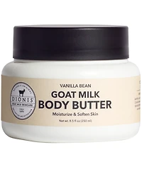 Dionis Vanilla Bean Goat Milk Body Butter, 8.5 oz.