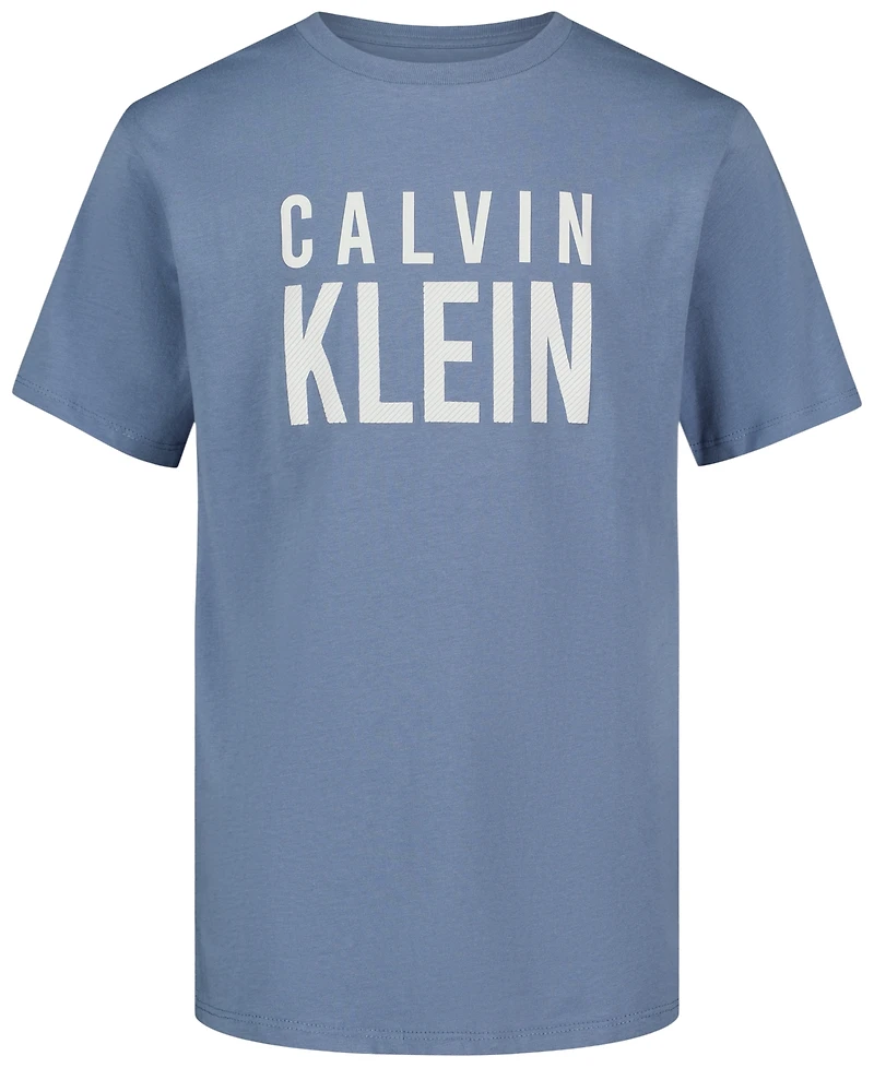 Calvin Klein Boys' 8-20 Crewneck Structure T-Shirt