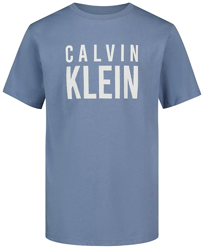 Calvin Klein Boys' 8-20 Crewneck Structure T-Shirt