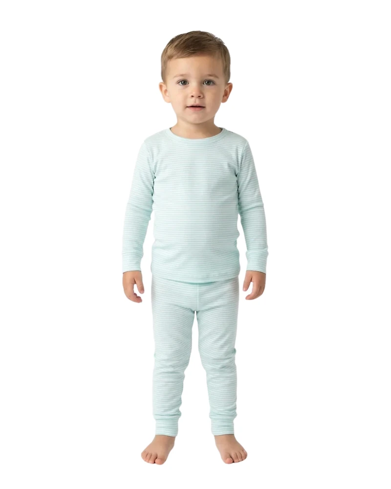Motette Toddler Boys Cloud Stripe Pajama Set