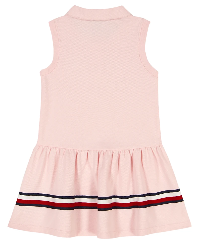 Tommy Hilfiger Girls' Toddler 2T-4T Sleeveless Union Polo Dress