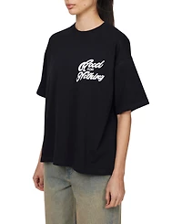 Good For Nothing Women's Funk Oversized T-shirt.