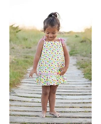 Florence Eiseman Big Girls Printed Seersucker Dress With Fruit