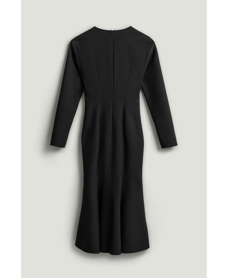 Nocturne Women's Bow Detail Mermaid Maxi Dress