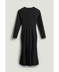 Nocturne Women's Bow Detail Mermaid Maxi Dress