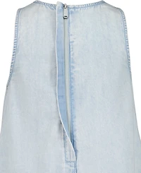 Calvin Klein Girls' 7-16 Round Neck Sleeveless Dress