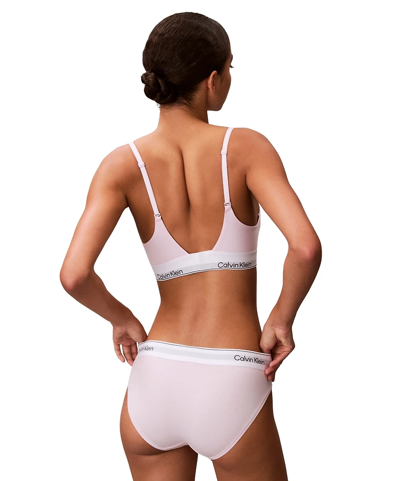 Calvin Klein Women's Ck Icon Cotton Modal Bikini Underwear QF8520