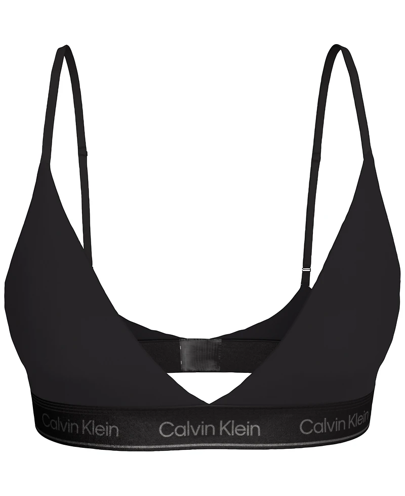 Calvin Klein Women's Icon Cotton Modal Lightly Lined Triangle