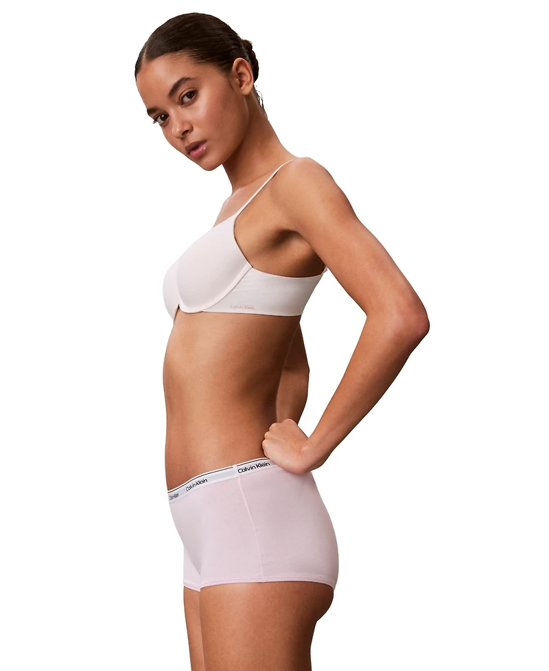 Calvin Klein Women's Modern Logo Boyshort Underwear QD5195