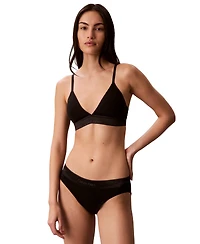 Calvin Klein Icon Cotton Modal Metallic Logo Band Bikini Panty