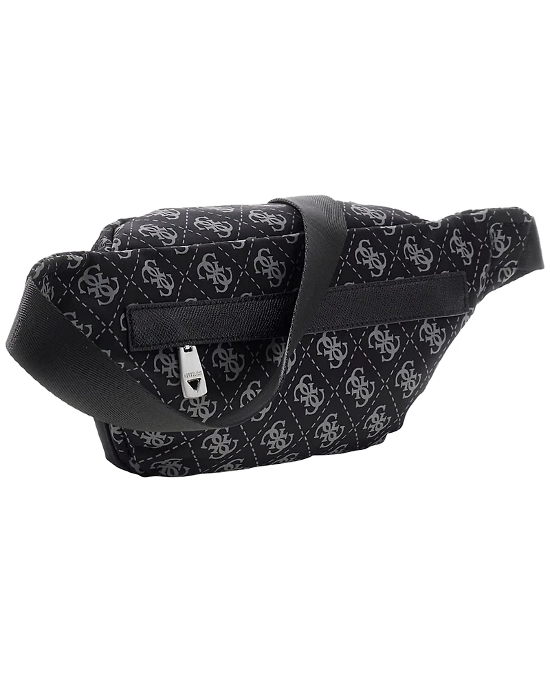 Guess Men's Berlin Monogram Detail Bum Bag