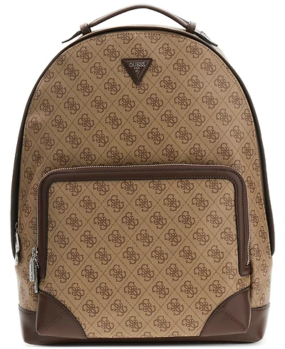 Guess Men's Milano Monogram Pattern Backpack