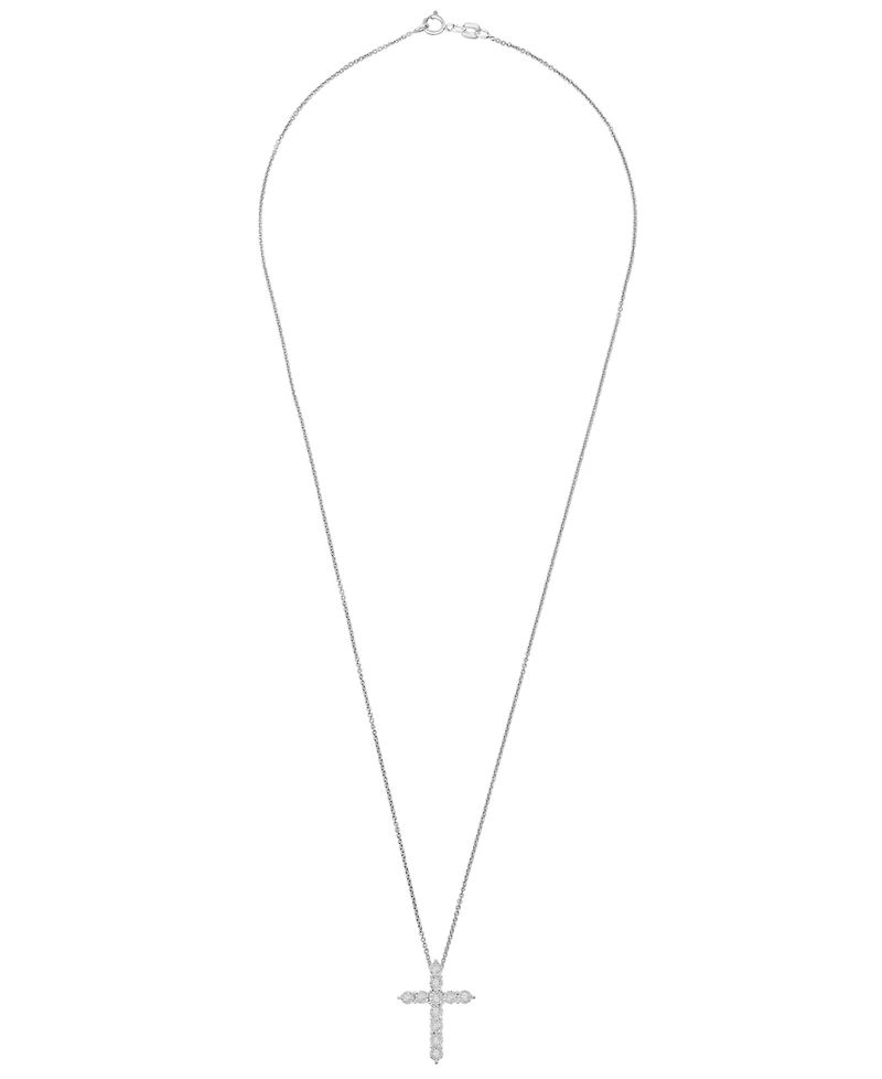 Macy's Diamond Pendant Necklace (1/4 ct. t.w.) in Sterling Silver