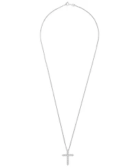 Macy's Diamond Pendant Necklace (1/4 ct. t.w.) in Sterling Silver