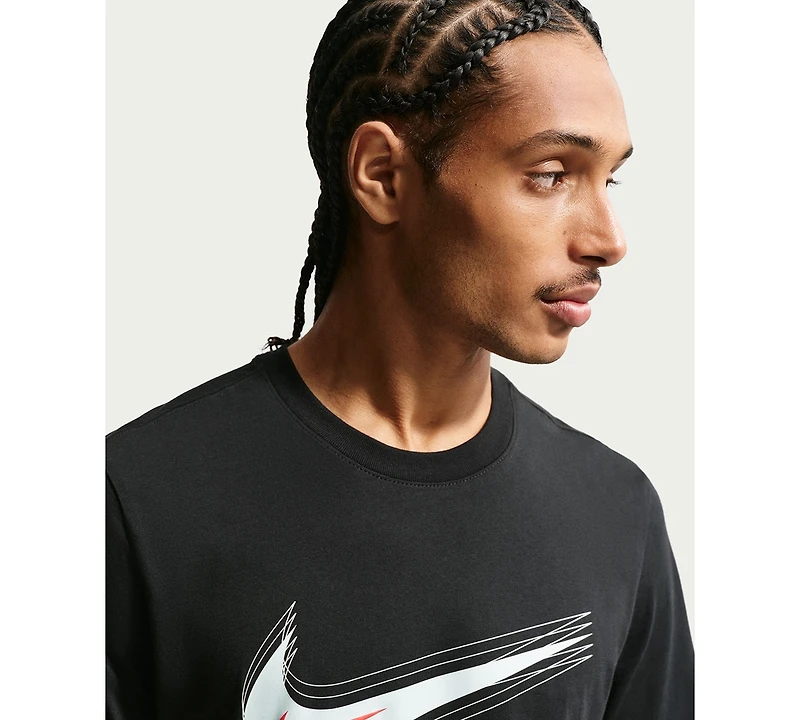 Nike Men's Swoosh Logo Crewneck T-Shirt