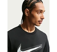 Nike Men's Swoosh Logo Crewneck T-Shirt