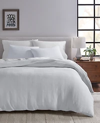 Oake Wicker Weave 3-Pc. Duvet Cover Set, Full/Queen, Macy's Exclusive