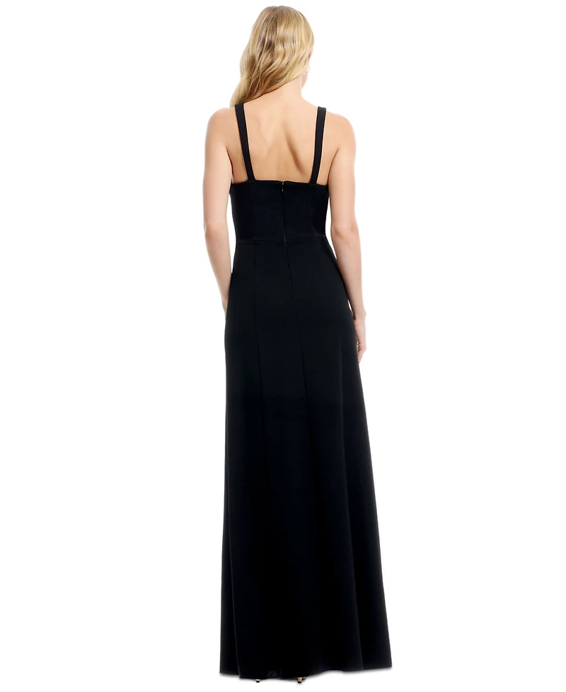 Dress the Population Women's Nettie Sleeveless A-Line Ball Gown