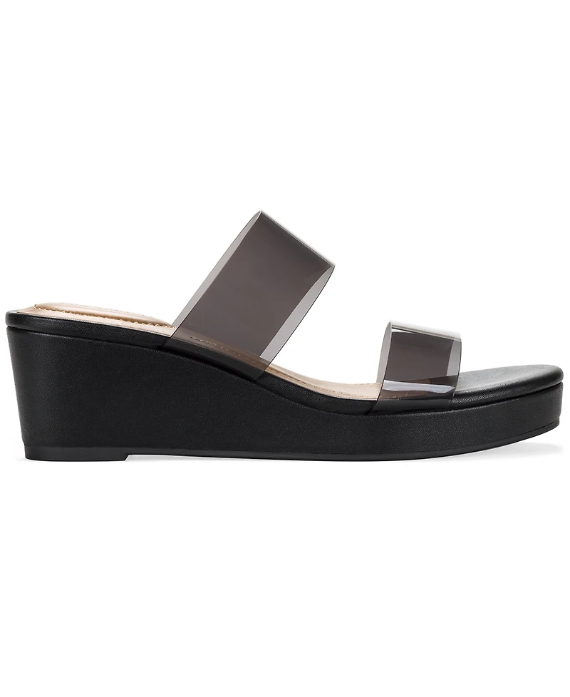 Style & Co Women's Veronicaa Vinyl Wedge Sandals, Macy's Exclusive