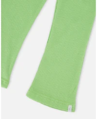 Deux par Little Girls Crinkle Jersey Leggings