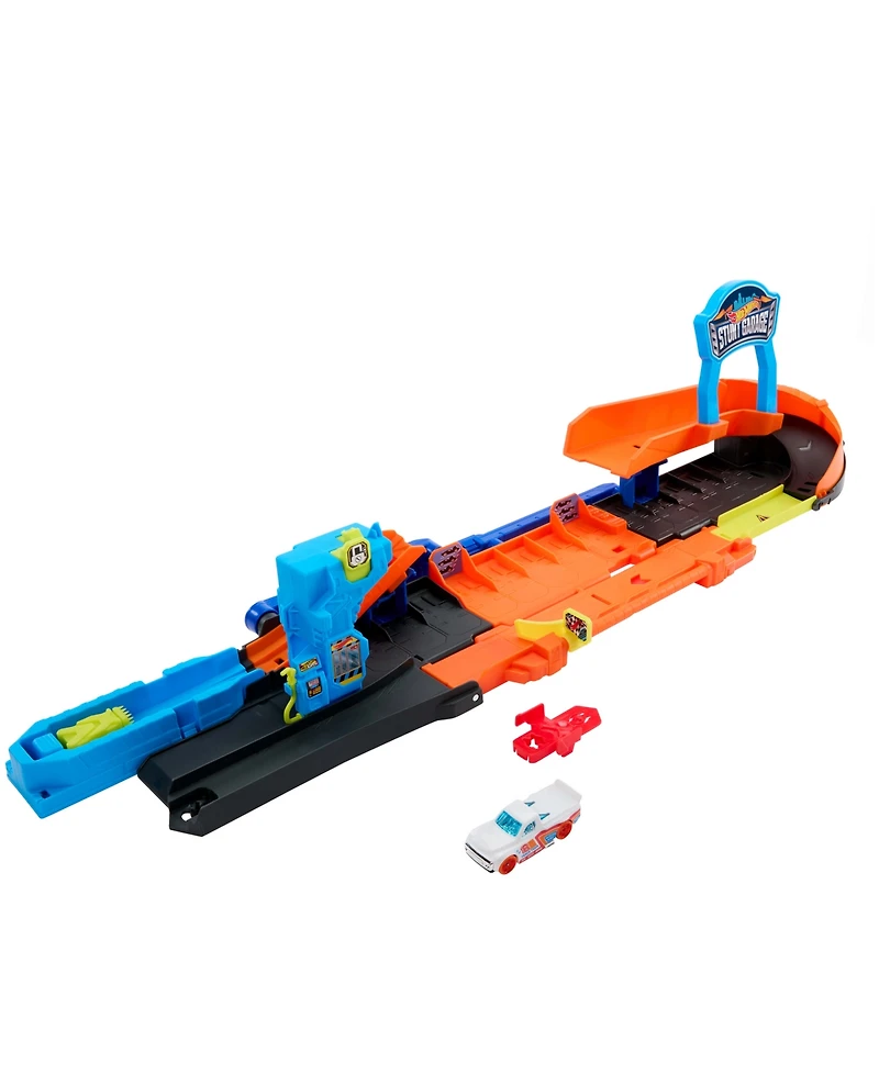 Hot Wheels City Transforming Stunt Garage Playset