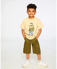 Deux par Big Boys Stretch Twill Bermuda with Cargo Pockets