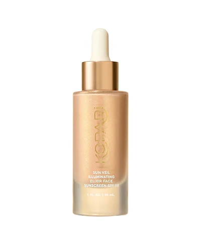 Kopari Beauty Sun Veil Illuminating Elixir Face Sunscreen Spf 38, 1 oz.