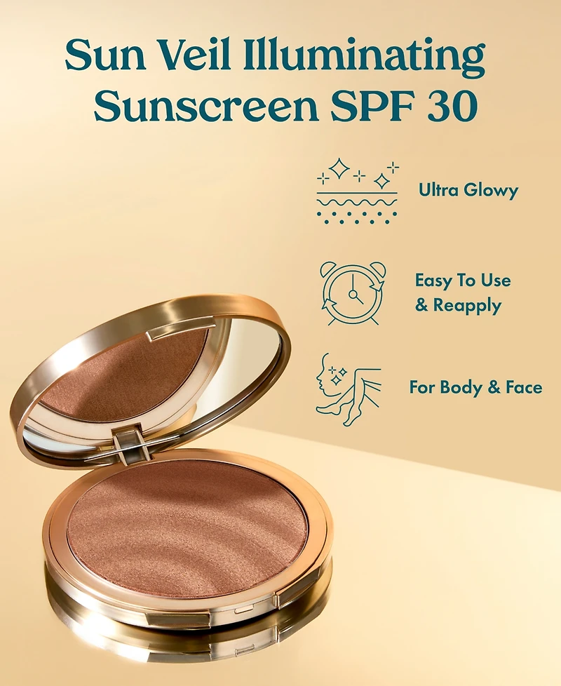 Kopari Beauty Sun Veil Illuminating Sunscreen Spf 30, 0.63 oz.
