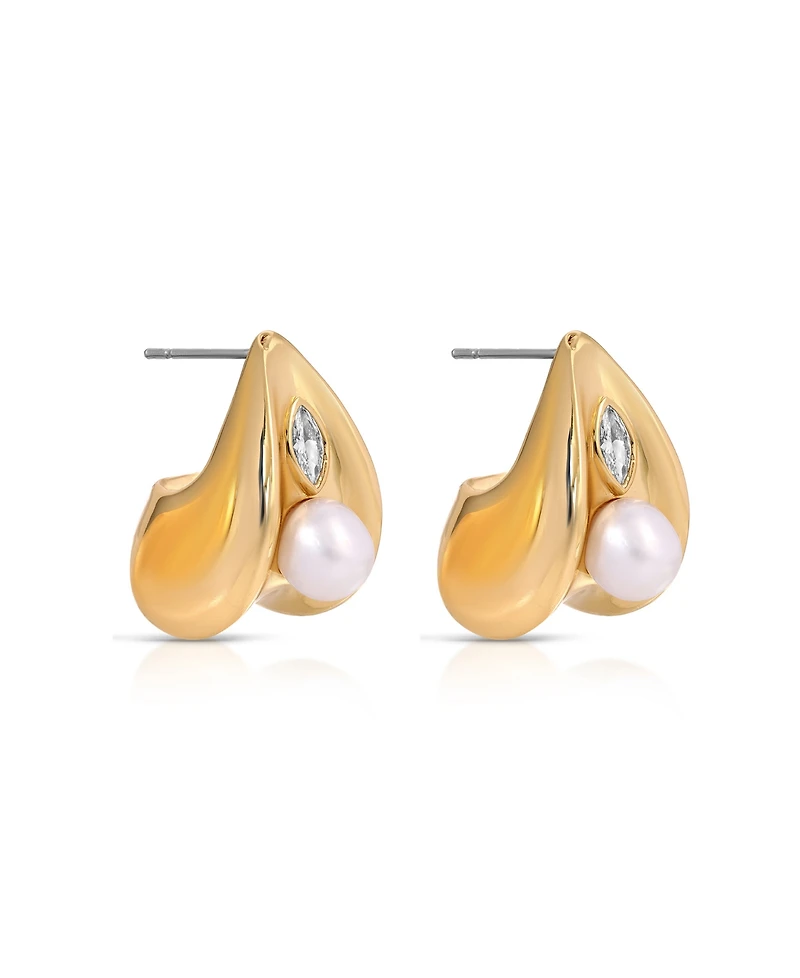Ettika Soft Curve Hoop Earrings
