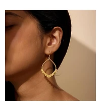 Satya Jewelry Open to Receive Lotus Petal Hoop Earrings