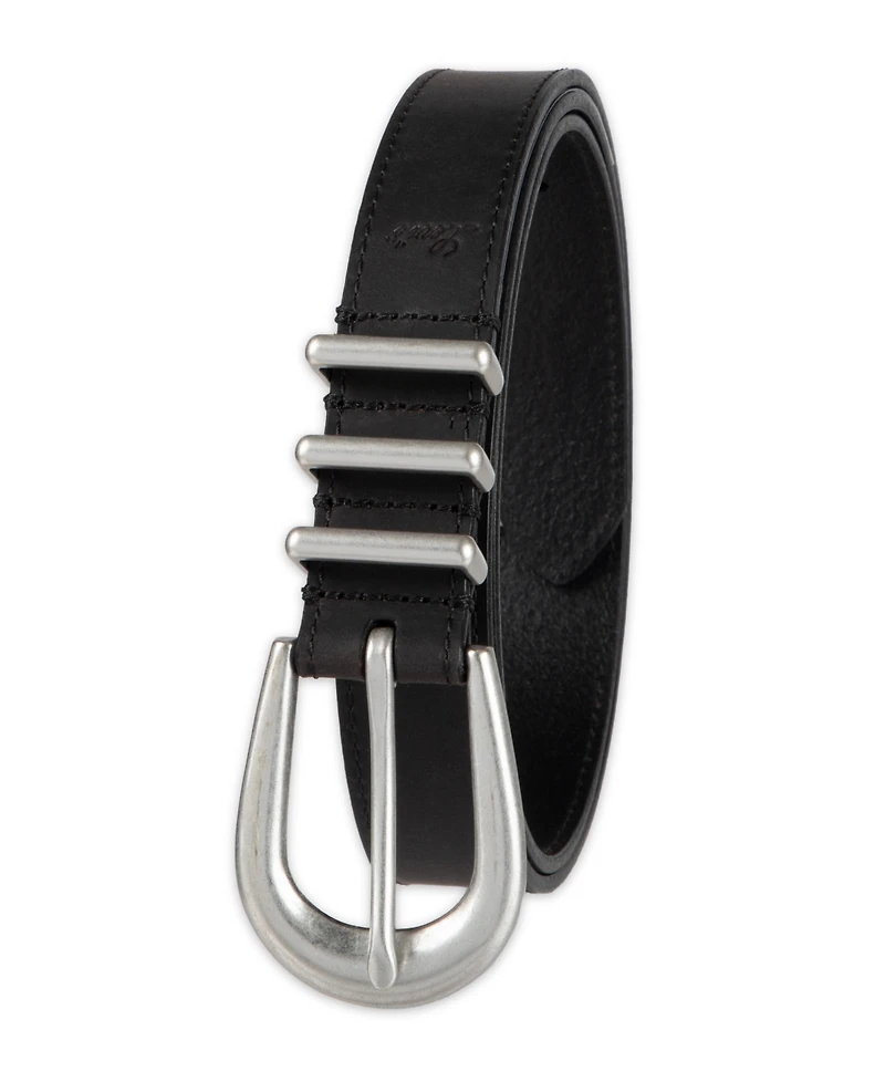 Levi's Women's Skinny Triple Metal Loop Leather Belt
