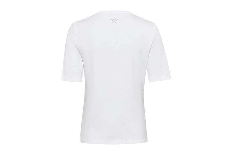 Olsen Women's Solid Short Sleeve T-Shirt