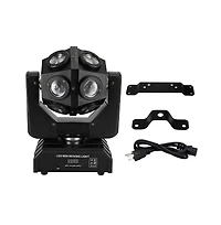 Artudatech 200W Moving Head Stage Light with 12 Rgbw LEDs, Unlimited Tilt & DMX512/Sound Control