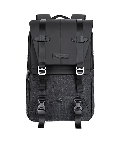 KandF Concept Beta 20L Multifunctional Waterproof Dslr Camera Travel Backpack for Outdoor Photography, Large, Black