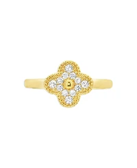 Giani Bernini Gold Plated Clover Ring
