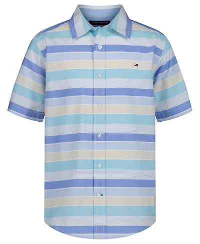 Tommy Hilfiger Boys' 2T-7 Short-Sleeve Shirt