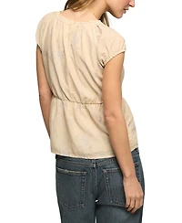 Lucky Brand Women's Floral Print Top