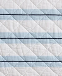 Nautica Tim Stripe Cotton Reversible 2-Pc. Quilt Set, Twin