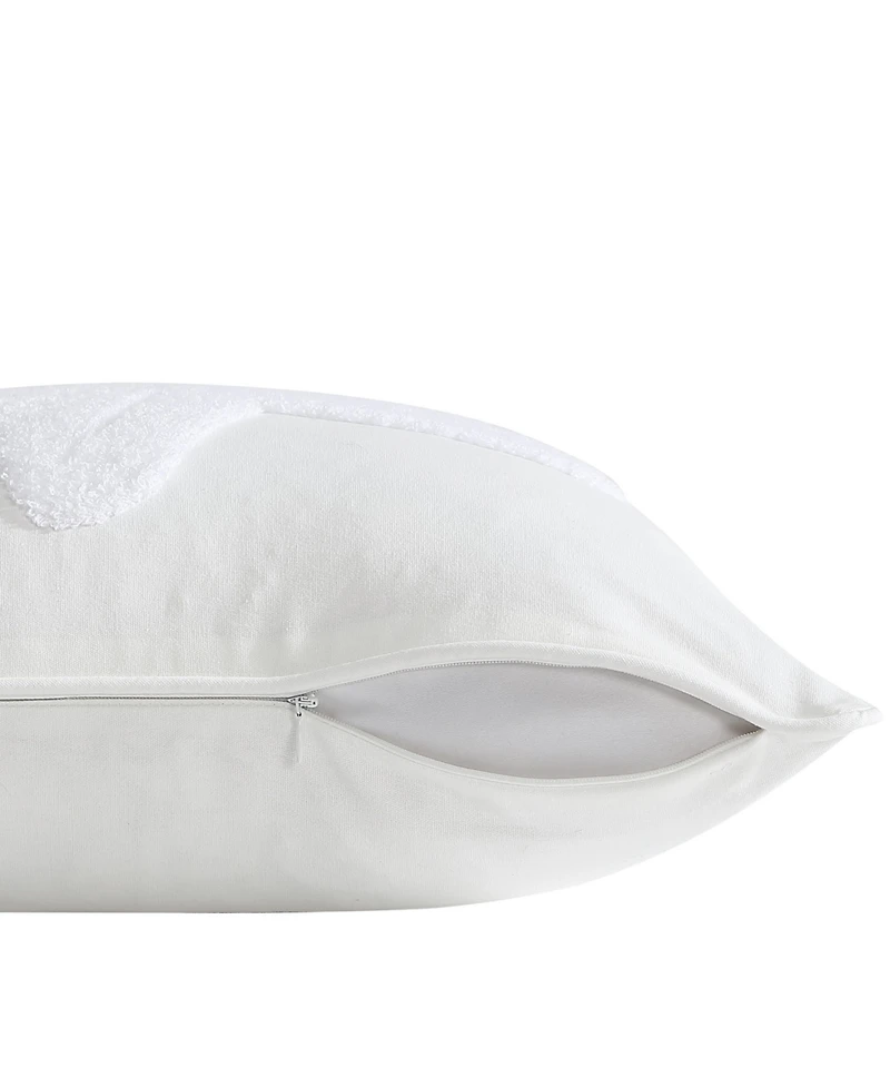 Nautica Starfish Loop Embroidered Square Decorative Pillow, 20" x 20"