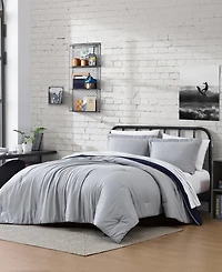 Nautica Hayes Solid Reversible 5-Pc. Comforter Set, Twin/ Twin Xl