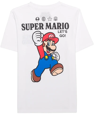 Mario Bros. Boys' 5-20 Lets Go Short-Sleeve T-Shirt