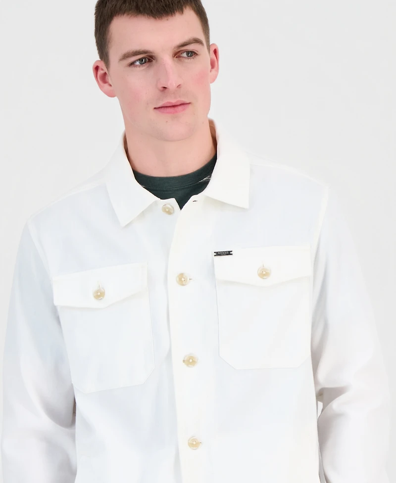 Guess Men's Paolo Cotton Overshirt