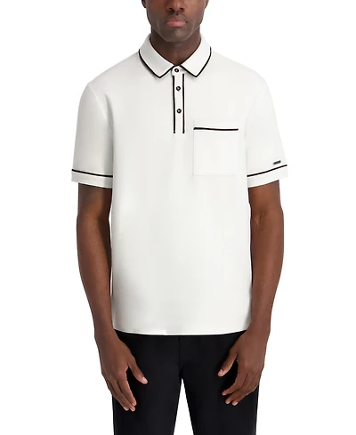 Karl Lagerfeld Paris Men's Interlock Polo Shirt