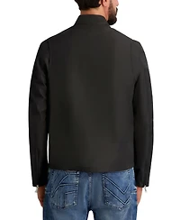 Karl Lagerfeld Paris Men's Lightweight Band-Collar Jacket