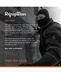 RefrigiWear Men's Iron-Tuff Snap-On Hood - Durable Winter Hood for Extreme Cold Weather Protection