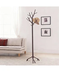 Yigii Metal Coat Rack with Branches and Hooks