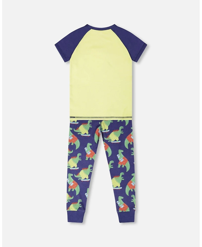 Deux par Big Boys Cotton Two-Piece Pyjama Set