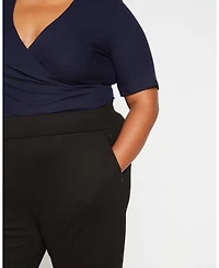 Universal Standard Plus Pull On Bootcut Ponte Pants